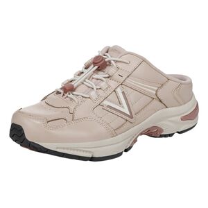 Vionic Blush Pink Leather Slip-On Mule Sneaker